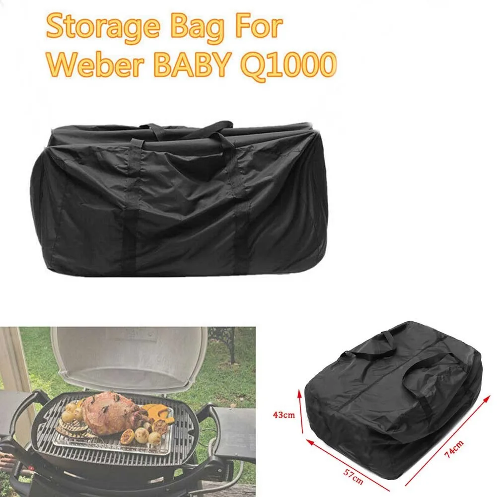 

74*57*43cm Storage Carry Bag BBQ Storage Carry Charcoal Grill Duffle Bag For Weber BABY Q&Q1000 Series Portable