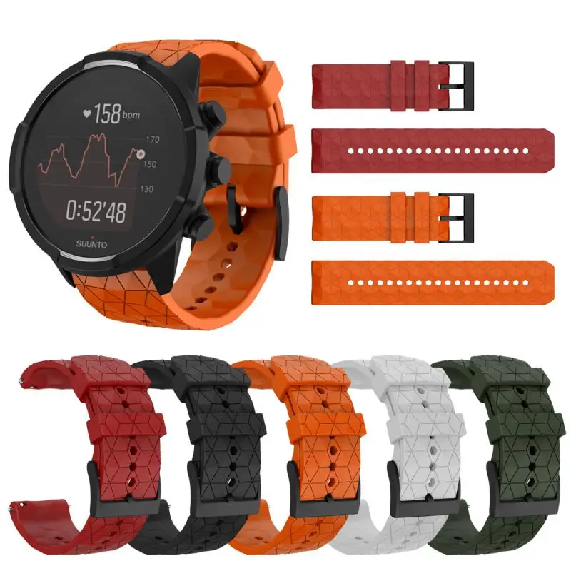 Ремешок силиконовый для Suunto 9 Baro, сменный Браслет из титановой меди, 24 мм
Ремешок силиконовый для Suunto 9 Baro, сменный Браслет из титановой меди, 24 мм