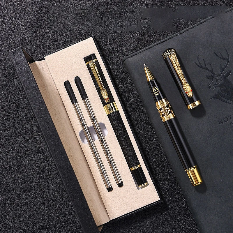Retro Metal Style Signature Pen 0.38MM Ballpoint Direct Liquid Ball Pen High-grade Gift Neutral Pen For Business Office School
Retro Metal Style Signature Pen 0.38MM Ballpoint Direct Liquid Ball Pen High-grade Gift Neutral Pen For Business Office School