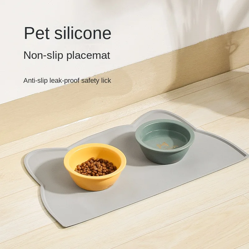 New Pet Silicone Food Mat Portable Waterproof Leak-Proof Non-Slip Feeding Mats Bowl Pad Cushion for Cats Dogs Pet Items 
New Pet Silicone Food Mat Portable Waterproof Leak-Proof Non-Slip Feeding Mats Bowl Pad Cushion for Cats Dogs Pet Items