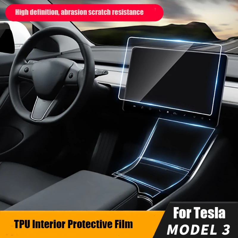 Car Interior Scratch-proof Transparent Protective Film TPU Transparent Film Waterproof Sticker for Tesla Model 3 Accessories
Car Interior Scratch-proof Transparent Protective Film TPU Transparent Film Waterproof Sticker for Tesla Model 3 Accessories