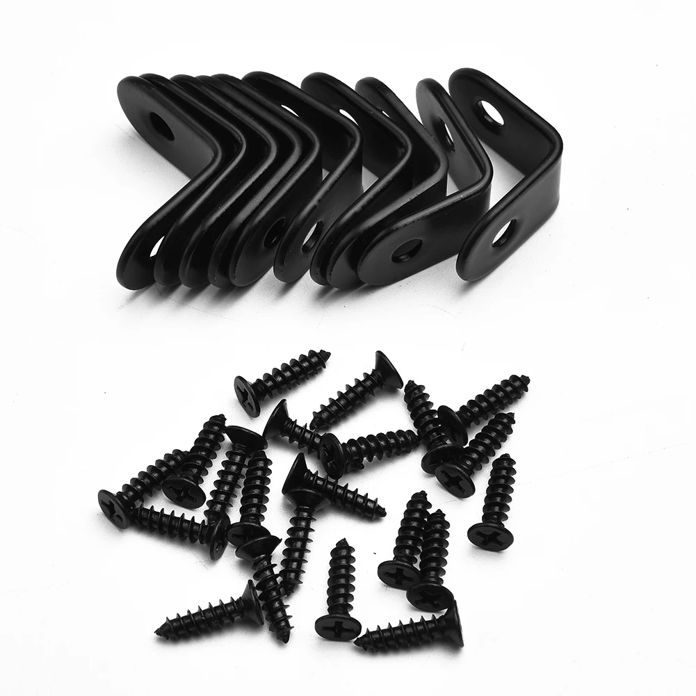 Joint L Shaped Brackets Right angle Stainless Steel Support With Screws Accessories Anti rust Black DIY Durable
Joint L Shaped Brackets Right angle Stainless Steel Support With Screws Accessories Anti rust Black DIY Durable