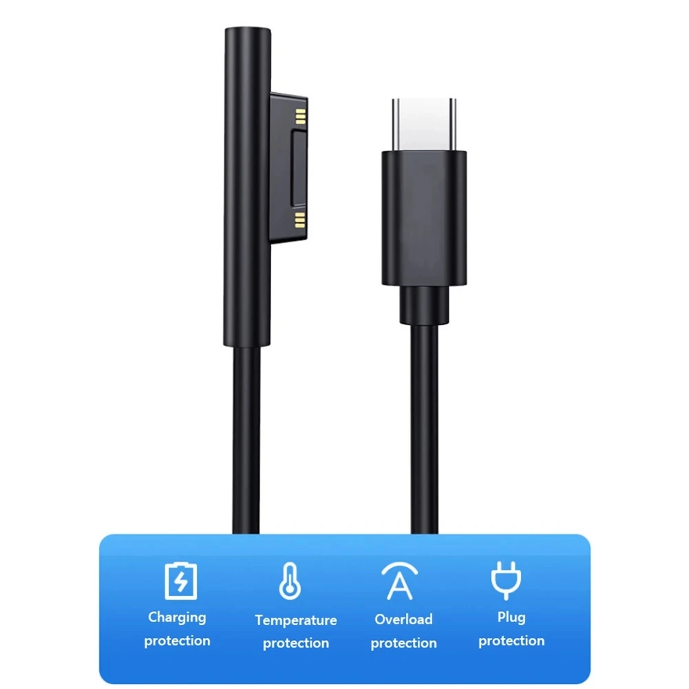 Portable Fast Charging USB C Power Supply Tablet Chargers Accessories for Microsoft Surface Pro 3 4 5 6 Charger Cable
Portable Fast Charging USB C Power Supply Tablet Chargers Accessories for Microsoft Surface Pro 3 4 5 6 Charger Cable