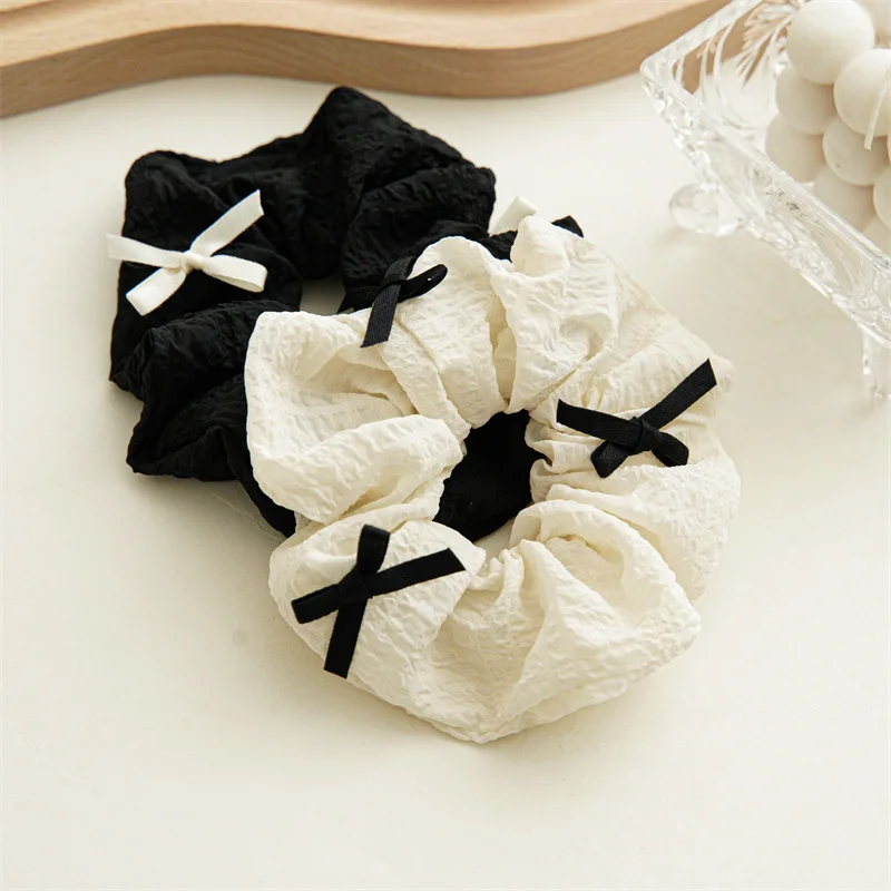 Woman Black White Contrasting Colors Bowknot Scrunchies Girls Rubber Band Lady Hair Accessories Hair Ties Ponytail Holders
Woman Black White Contrasting Colors Bowknot Scrunchies Girls Rubber Band Lady Hair Accessories Hair Ties Ponytail Holders