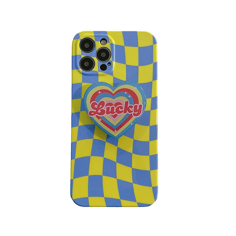 Fluorescent Lattice Love Bracket Shiny Phone Case For Iphone 13 12 11 Pro Max Xs Max Xr X 7 8 Plus Lens Protection Fundas
Fluorescent Lattice Love Bracket Shiny Phone Case For Iphone 13 12 11 Pro Max Xs Max Xr X 7 8 Plus Lens Protection Fundas