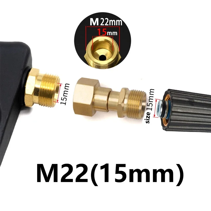 Поворотный Соединитель Для Моек Высокого Давления С Адаптером Резьбы M22 14 Мм И 15 Мм
Поворотный Соединитель Для Моек Высокого Давления С Адаптером Резьбы M22 14 Мм И 15 Мм