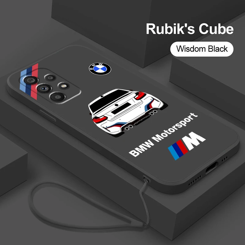 BMW Sports Car Stripe For Samsung A53 A52 A54 A13 A51 A12 A32 A71 A33 A73 A72 A42 A14 A23 5G Liquid Rope Phone Case Cover
BMW Sports Car Stripe For Samsung A53 A52 A54 A13 A51 A12 A32 A71 A33 A73 A72 A42 A14 A23 5G Liquid Rope Phone Case Cover