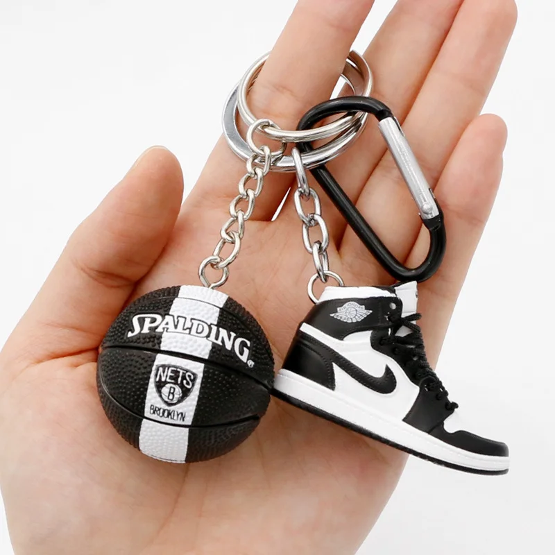 NEW Fashion Mini 3D Basketball Shoes Keychain Stereo PU Basketball FANS Sneakers Keyring Man Keychains Backpack Car Pendant
NEW Fashion Mini 3D Basketball Shoes Keychain Stereo PU Basketball FANS Sneakers Keyring Man Keychains Backpack Car Pendant