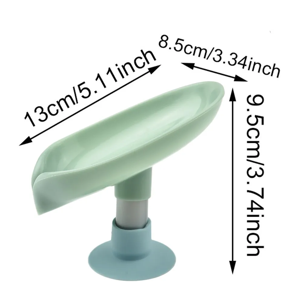 Soap Dish Non-slip Soap Dish Sink Drain Rack Leaf Soap Box Tray Bathroom Suction Cup For Kitchen, Sink, Bathroom Accessories
Soap Dish Non-slip Soap Dish Sink Drain Rack Leaf Soap Box Tray Bathroom Suction Cup For Kitchen, Sink, Bathroom Accessories