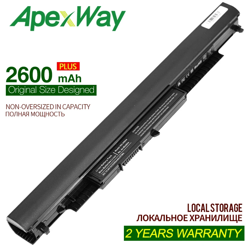 ApexWay HS04 2600 мАч аккумулятор для ноутбука HP 240 245 250 255 G4 HSTNN-LB6U HSTNN-LB6V 807611-831 807957-001 HS03 HS04
ApexWay HS04 2600 мАч аккумулятор для ноутбука HP 240 245 250 255 G4 HSTNN-LB6U HSTNN-LB6V 807611-831 807957-001 HS03 HS04