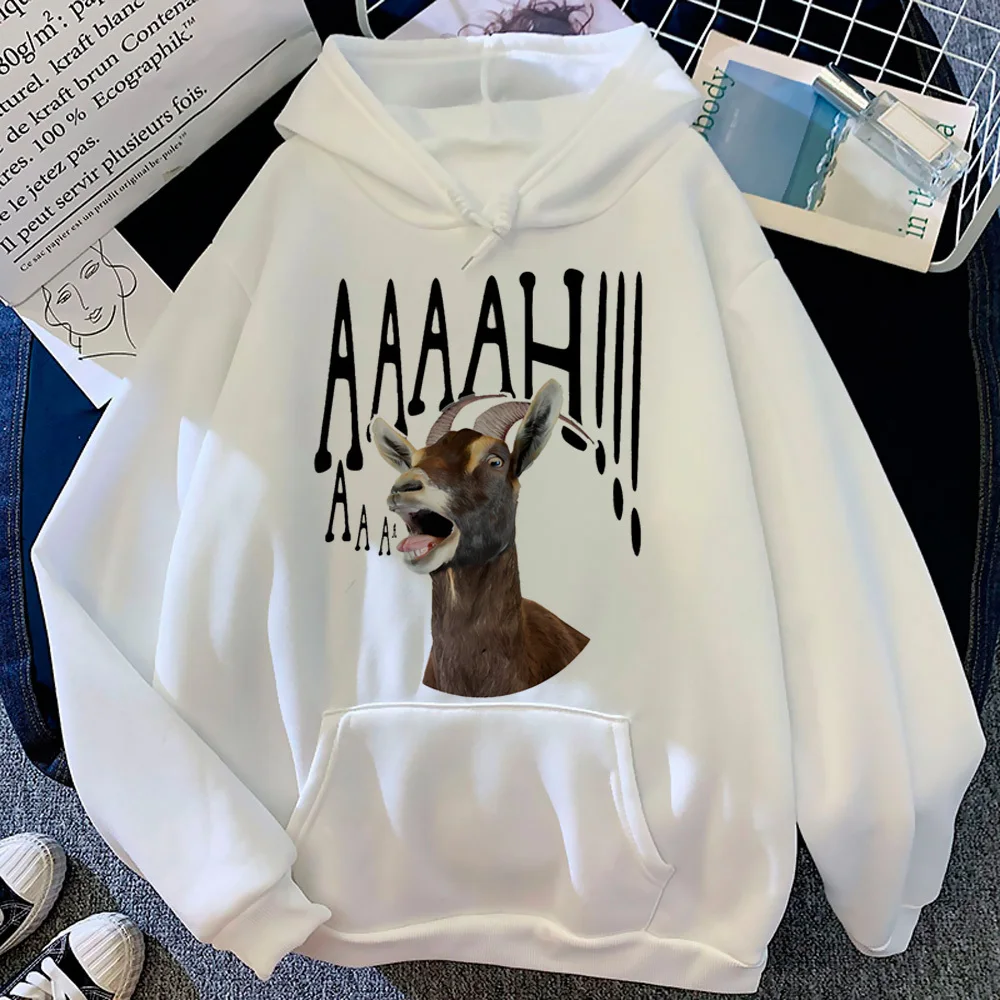 Screaming Goat толстовка с капюшоном одежда для подростков узор современный стиль