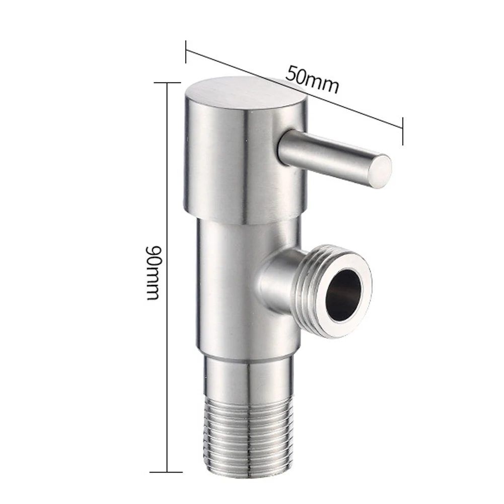 Triangle Valve Stainless Steel Wall-mounted Faucet Angle Valve For Water Heaters Toilets Washbasins Bathroom Accessories
Triangle Valve Stainless Steel Wall-mounted Faucet Angle Valve For Water Heaters Toilets Washbasins Bathroom Accessories