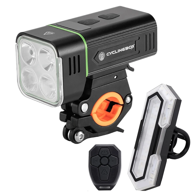 CYCLING BOX Bike Headlight Rainproof USB Rechargeable LED Bicycle Front Light With Bicycle Turn Signal Light Bike Accessories
CYCLING BOX Bike Headlight Rainproof USB Rechargeable LED Bicycle Front Light With Bicycle Turn Signal Light Bike Accessories