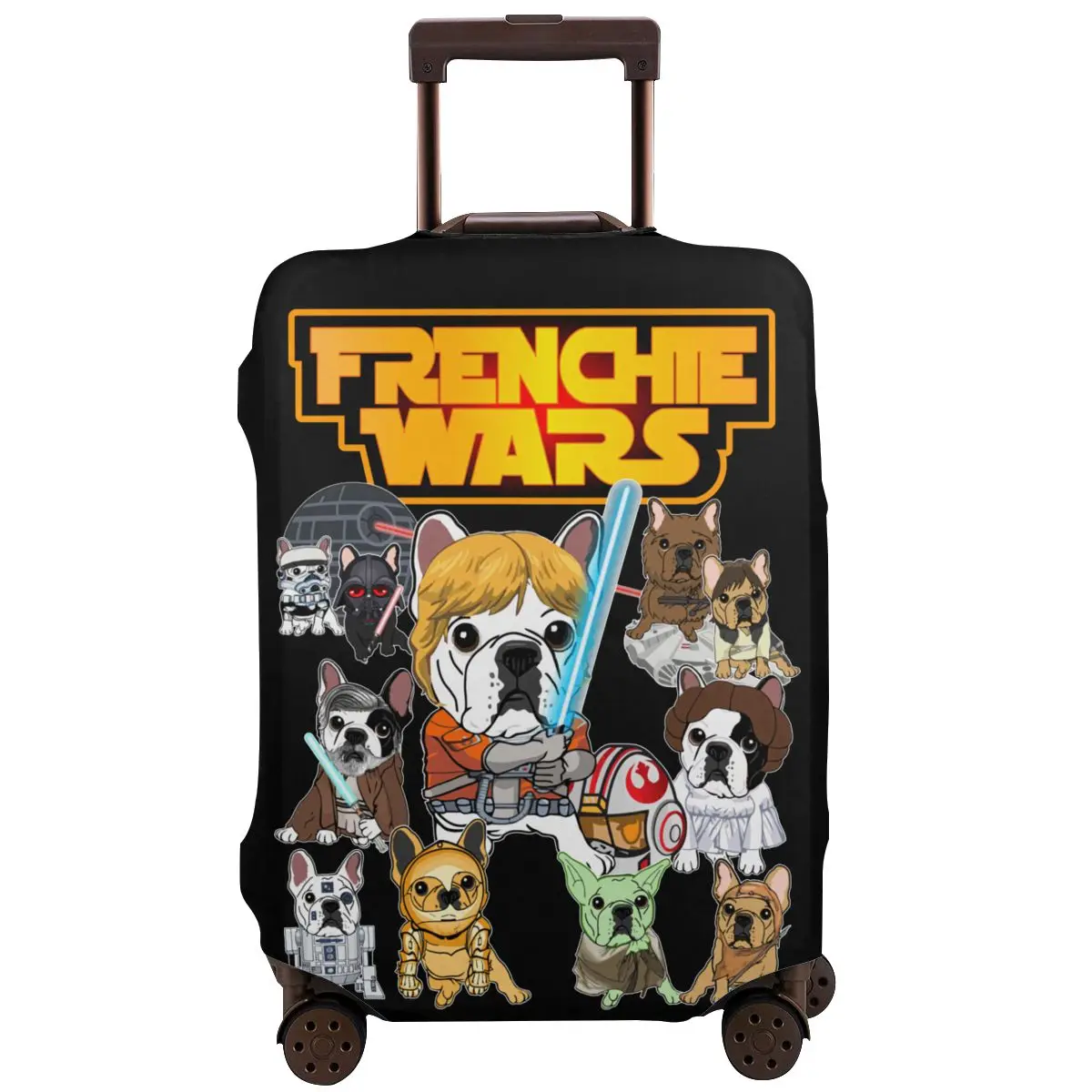 FRENCHIE WARS Travel Luggage Protective Case Washable Suitcase Luggage Cover Elastic Anti-Scratch Case Polyester Baggage
FRENCHIE WARS Travel Luggage Protective Case Washable Suitcase Luggage Cover Elastic Anti-Scratch Case Polyester Baggage