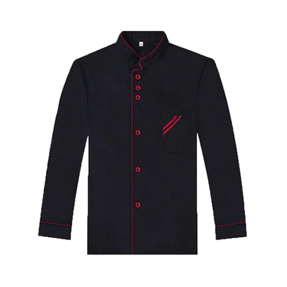 Long Sleeve Unisex Chef Tops Catering Shirt for Bakery Hotel Restaurant - Size M (Black)
Long Sleeve Unisex Chef Tops Catering Shirt for Bakery Hotel Restaurant - Size M (Black)
