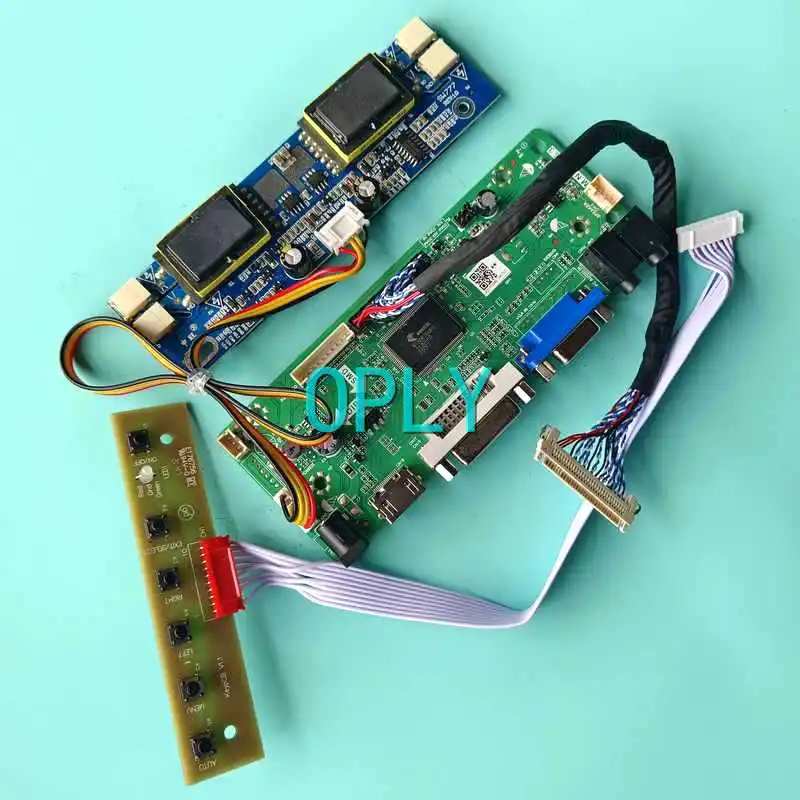LCD Display Matrix Driver Controller Board Fit LM190WX1 LTM190M2 19" 4CCFL 30 Pin LVDS 1440*900 DIY Kit VGA DVI HDMI-Compatible
LCD Display Matrix Driver Controller Board Fit LM190WX1 LTM190M2 19" 4CCFL 30 Pin LVDS 1440*900 DIY Kit VGA DVI HDMI-Compatible