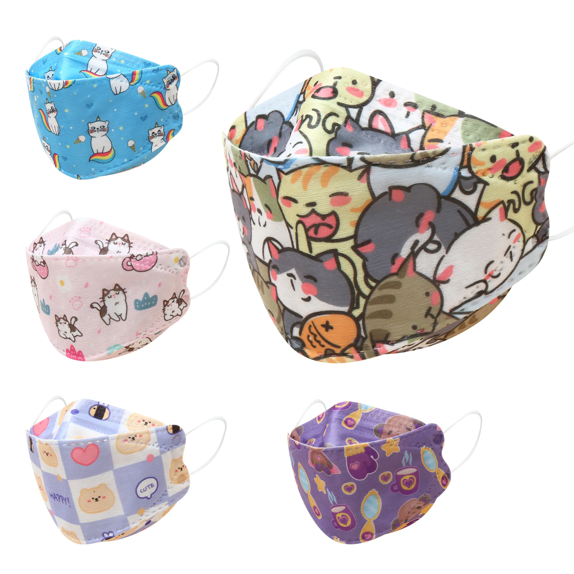 10pcs/set Cute Animal Print Face Mask for Kids Willow Leaf Shape Children's Masks 4 Layers Anti-dust Cartoon Mascarillas Tela
10pcs/set Cute Animal Print Face Mask for Kids Willow Leaf Shape Children's Masks 4 Layers Anti-dust Cartoon Mascarillas Tela
