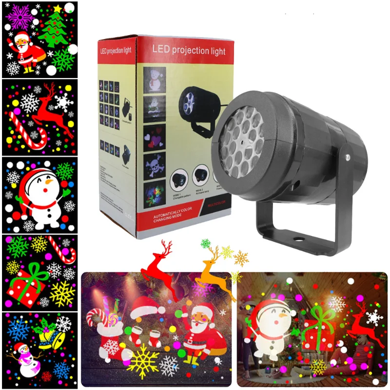 Christmas Party Lights Snowflake Projector Light Led Stage Spotlights Rotating Xmas Pattern Outdoor Holiday Garden Decor Gifts
Christmas Party Lights Snowflake Projector Light Led Stage Spotlights Rotating Xmas Pattern Outdoor Holiday Garden Decor Gifts