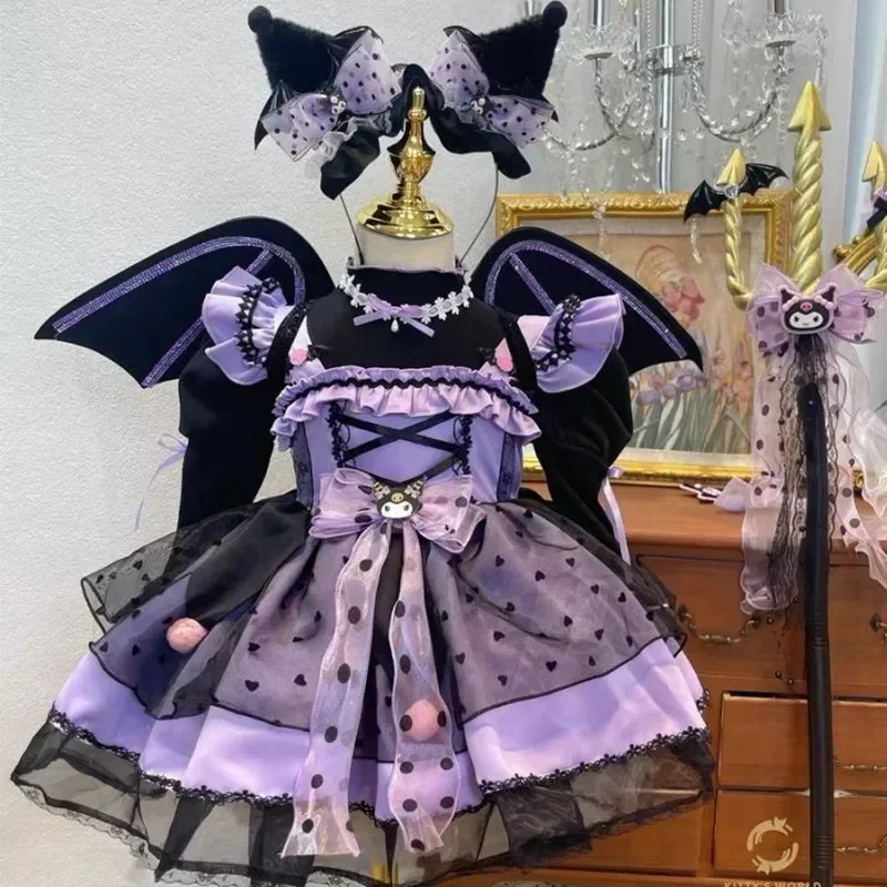 Kawaii Sanrios Kuromi Cute Cartoon Lolita Dress Spring Autumn Girl Birthday Party Role Play Tutu Dress Child Dress Gift
Kawaii Sanrios Kuromi Cute Cartoon Lolita Dress Spring Autumn Girl Birthday Party Role Play Tutu Dress Child Dress Gift