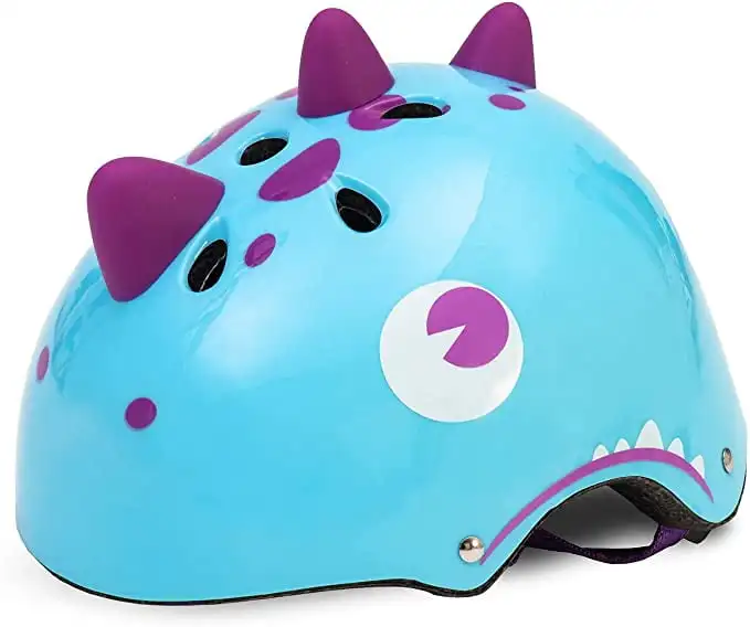Kids Bike Helmet, Dinosaur Design Multi-Sport Helmet, Adjustable for Toddler to Children Age 3-12 Years Blue Met helmet cycling
Kids Bike Helmet, Dinosaur Design Multi-Sport Helmet, Adjustable for Toddler to Children Age 3-12 Years Blue Met helmet cycling