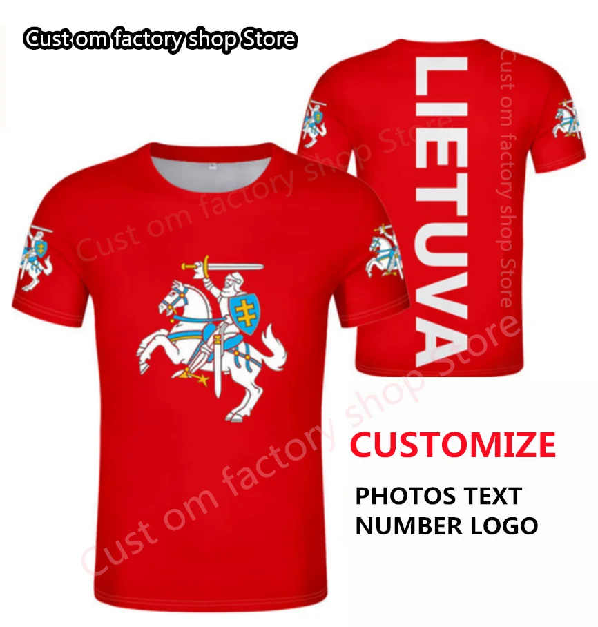 Lithuania Custom DIY tshirts Lietva Nation Flag lover Tee Shirt Customize LIETUVA LT Country Team parent-child men clothing
Lithuania Custom DIY tshirts Lietva Nation Flag lover Tee Shirt Customize LIETUVA LT Country Team parent-child men clothing