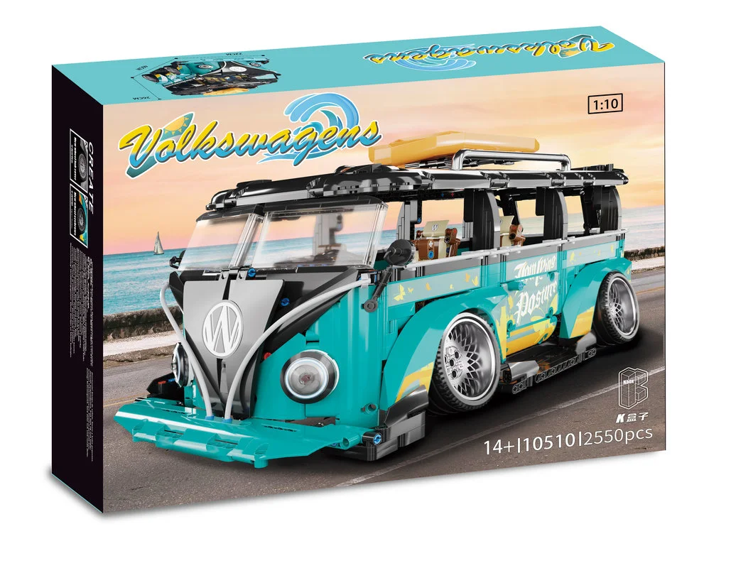 2550PCS 10510 Volkswagen T1 Camper Van MOC High Tech Children Boy Gifts 10220 Compatible 21001 10569 Building Blocks Car Set Toy
2550PCS 10510 Volkswagen T1 Camper Van MOC High Tech Children Boy Gifts 10220 Compatible 21001 10569 Building Blocks Car Set Toy