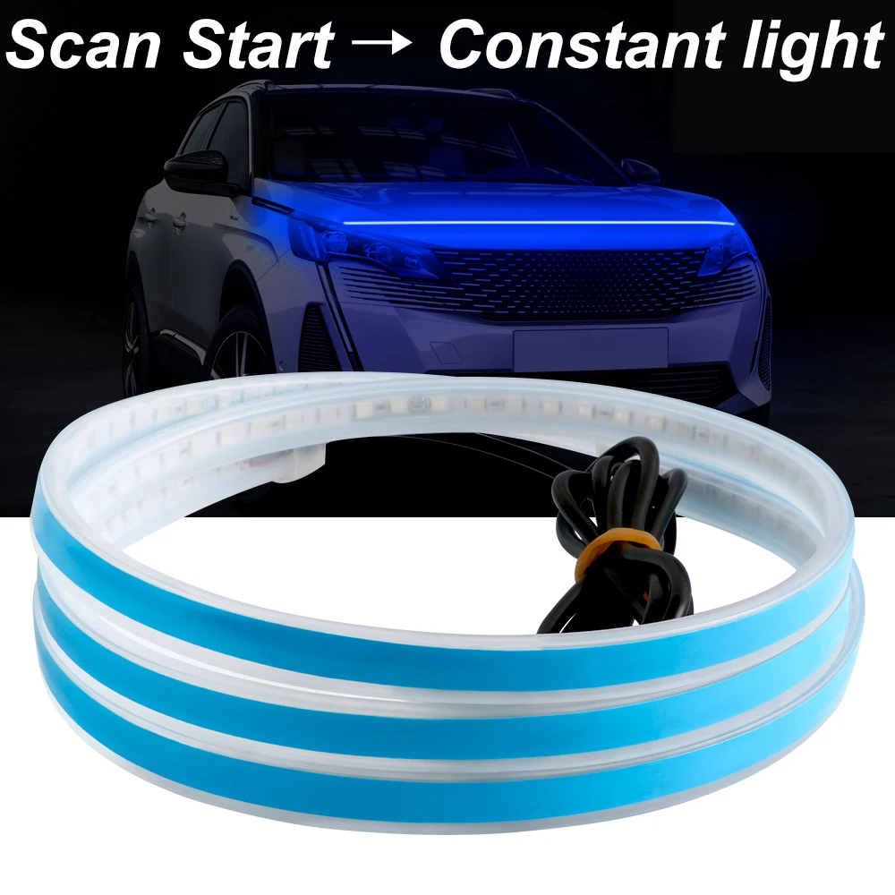 Scan Start Led Car Hood Light Strip Through-type Auto Modified Upgrade Cuttable Decorative Light Car Daytime Running Lights 12V
Scan Start Led Car Hood Light Strip Through-type Auto Modified Upgrade Cuttable Decorative Light Car Daytime Running Lights 12V