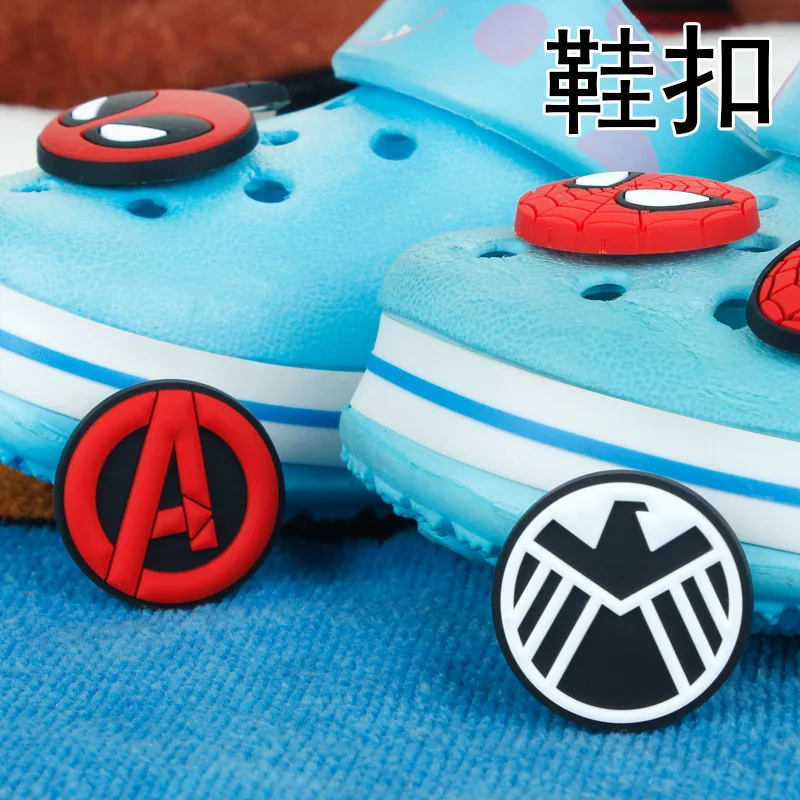 1pcs Single Sale Wholesale Marvle Super Hero Series Croc Jibz Charms Sneakers Decorations Shoe Buckle LOGO Kids Boys X-mas Gifts
1pcs Single Sale Wholesale Marvle Super Hero Series Croc Jibz Charms Sneakers Decorations Shoe Buckle LOGO Kids Boys X-mas Gifts