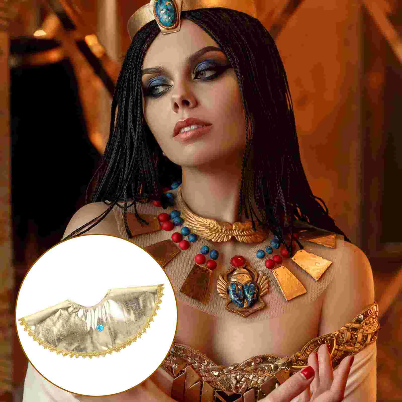 Halloween Accessories Party Cosplay Apparel Egyptian Prop Cloth Collar Man Supplies Costume
Halloween Accessories Party Cosplay Apparel Egyptian Prop Cloth Collar Man Supplies Costume