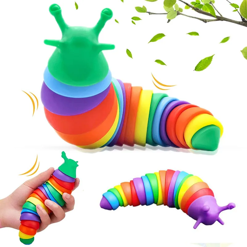 3D Fidget Slug Stress Relief Toy Articulated Sticky Stretch Slug Fidget Toy Sensory Toys for Autistic,Friendly Articulated Slug
3D Fidget Slug Stress Relief Toy Articulated Sticky Stretch Slug Fidget Toy Sensory Toys for Autistic,Friendly Articulated Slug