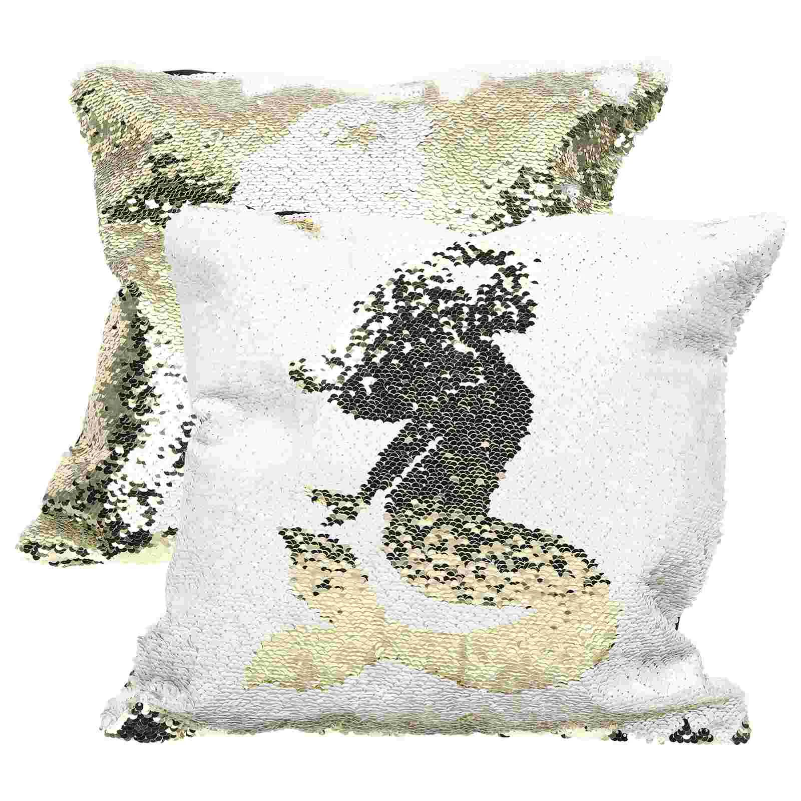2 Pcs Decor Home Sequins Cushion Cover Sofa Sequins Shaped Cushion Covers Throw Pillow Cover Suede Home Pillow Cover
2 Pcs Decor Home Sequins Cushion Cover Sofa Sequins Shaped Cushion Covers Throw Pillow Cover Suede Home Pillow Cover