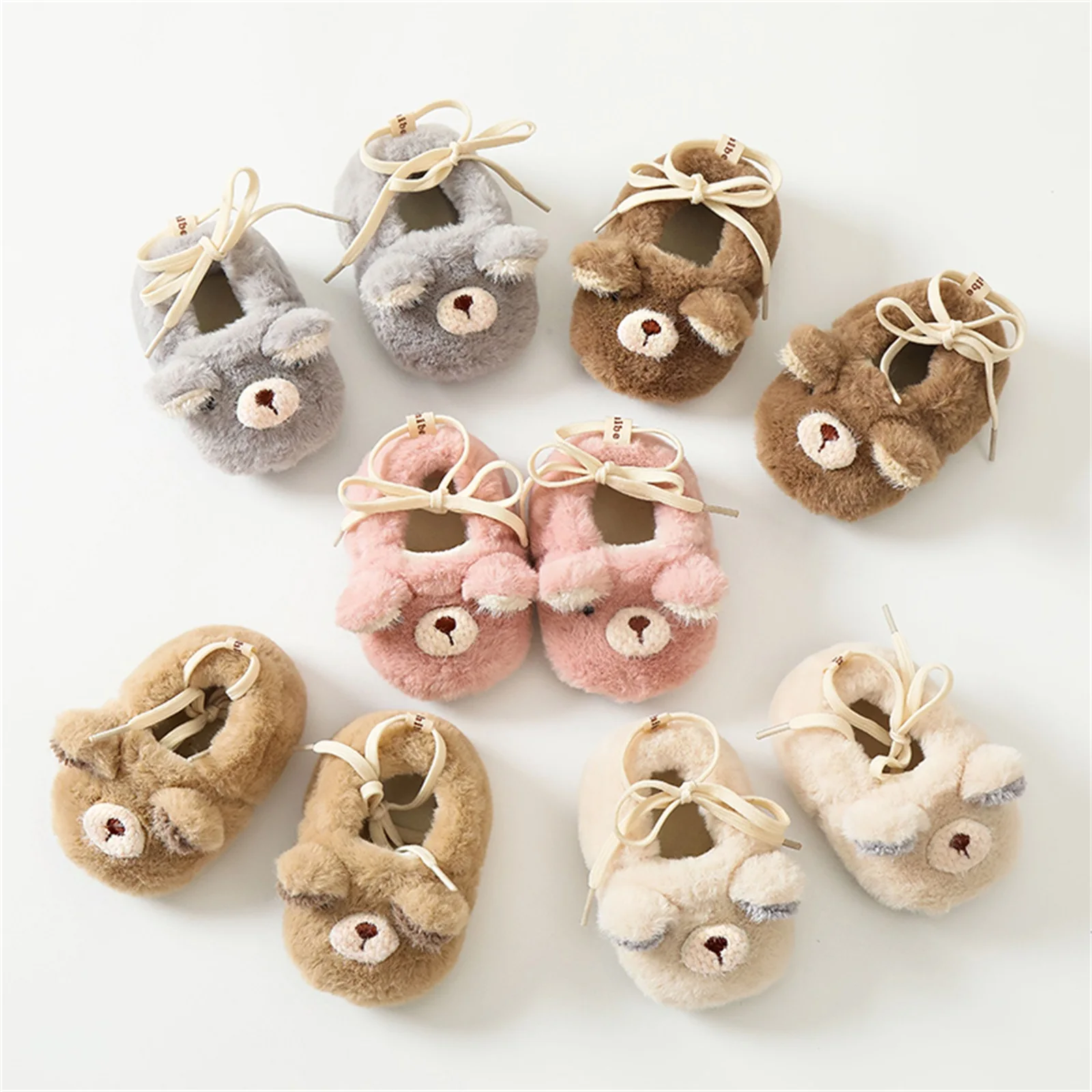 2022-10-19 Lioraitiin Baby Girls Boys Flat Shoes, Soft Sole Non-slip Furry Bear Lacing Winter Toddler Shoes
2022-10-19 Lioraitiin Baby Girls Boys Flat Shoes, Soft Sole Non-slip Furry Bear Lacing Winter Toddler Shoes
