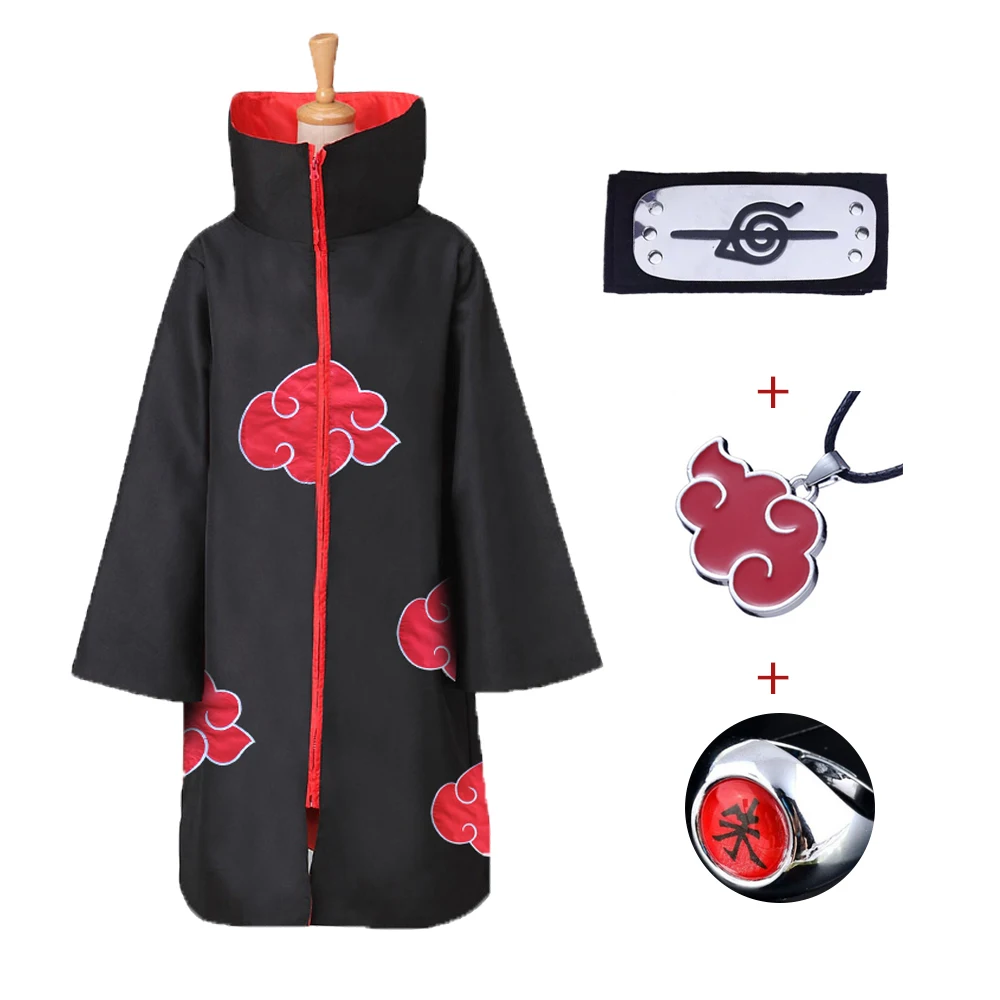 4pcs/set Anime Akatsuki Cosplay Attached Headband Ring Necklace Accessories Props Halloween for Women Men Christmas Gift
4pcs/set Anime Akatsuki Cosplay Attached Headband Ring Necklace Accessories Props Halloween for Women Men Christmas Gift