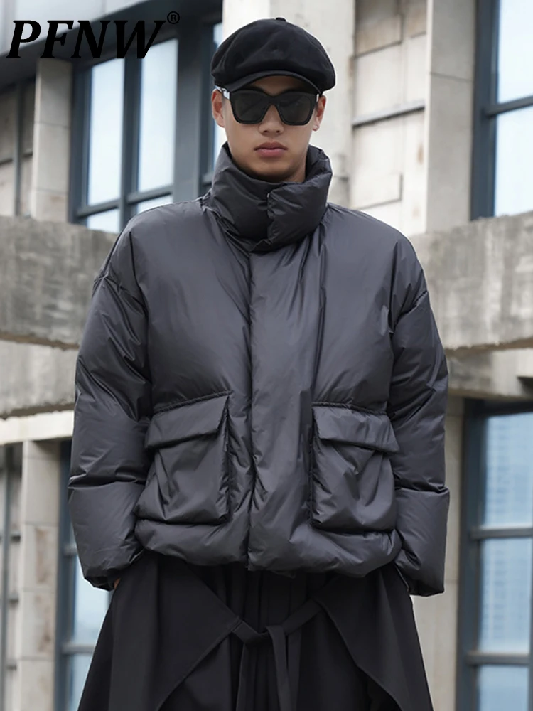 PFNW Nihce Design Casual Light White Duck Down Men And Women Jackets Autumn Winter Solid Darkwear High Collar Coats 12A4699
PFNW Nihce Design Casual Light White Duck Down Men And Women Jackets Autumn Winter Solid Darkwear High Collar Coats 12A4699