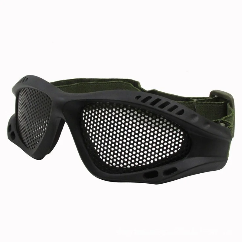 High Quality Hunting Tactical Paintball Goggles Eyewear Steel Wire Mesh Airsoft Net Glasses Shock Resistance Eye Game Protector
High Quality Hunting Tactical Paintball Goggles Eyewear Steel Wire Mesh Airsoft Net Glasses Shock Resistance Eye Game Protector