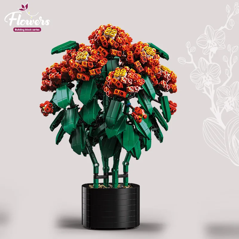 Creative Flower Potted Lavender Cymbidium Faberi Rolfe Interior Decoration Ornaments Building Blocks Toys Girls Christmas Gifts
Creative Flower Potted Lavender Cymbidium Faberi Rolfe Interior Decoration Ornaments Building Blocks Toys Girls Christmas Gifts