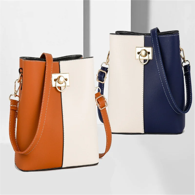 PU Leather Crossbody Bags Women Patchwork Fashion Bucket Bags Casual Autumn Winter Shoulder Messenger Bags Handbags
PU Leather Crossbody Bags Women Patchwork Fashion Bucket Bags Casual Autumn Winter Shoulder Messenger Bags Handbags