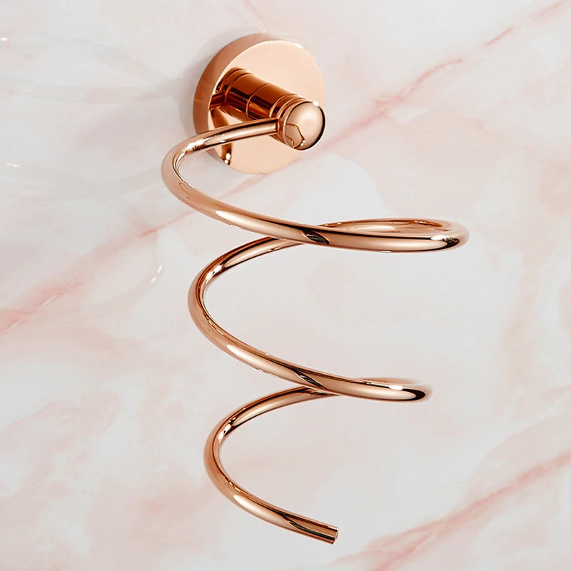 Wall Hanging Bathroom Hair Dryer Holder Bath Accessories Barber Shop Brass Rose Gold Hair Dryer Rack Room Organizer Corner Shelf
Wall Hanging Bathroom Hair Dryer Holder Bath Accessories Barber Shop Brass Rose Gold Hair Dryer Rack Room Organizer Corner Shelf
