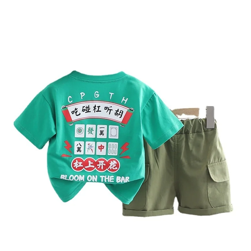 New Summer Baby Girls Clothes Suit Children Boys Casual Cotton T-Shirt Shorts 2Pcs/Sets Toddler Fashion Costume Kids Tracksuits
New Summer Baby Girls Clothes Suit Children Boys Casual Cotton T-Shirt Shorts 2Pcs/Sets Toddler Fashion Costume Kids Tracksuits