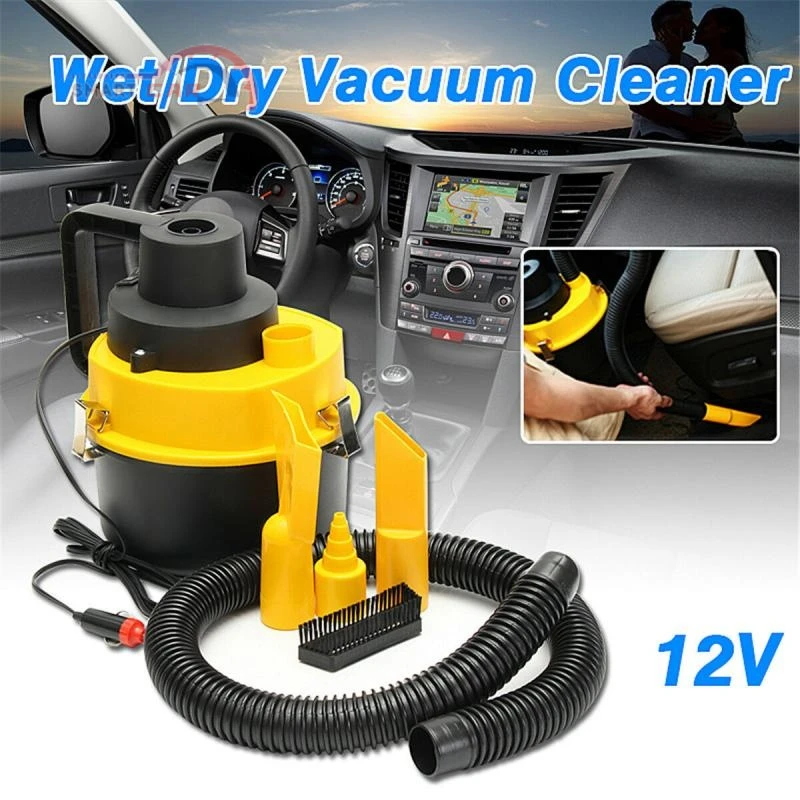 New Portable 12V 75W Wet Dry Vacuum Cleaner Inflator Low Noise Turbo Hand Held Fits For Car Or Shop NR-shipping For Cars RVs
New Portable 12V 75W Wet Dry Vacuum Cleaner Inflator Low Noise Turbo Hand Held Fits For Car Or Shop NR-shipping For Cars RVs