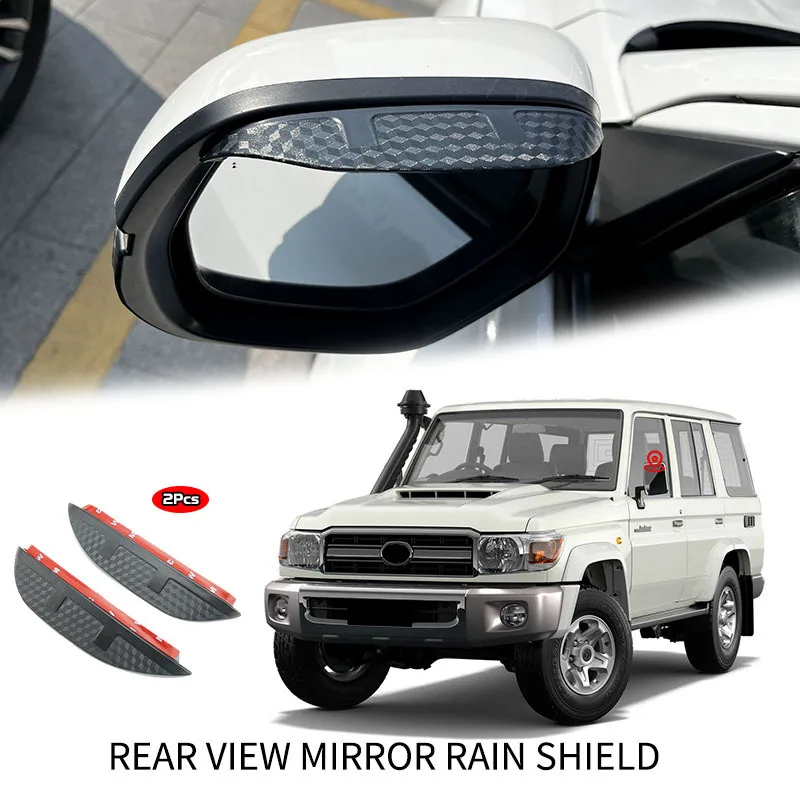 For Toyota Land Cruiser 100 200 300 Inflexible Acrylic Car Rear view Mirror Eyebrow Rain Gear Shield Anti-rain Cover Gutters
For Toyota Land Cruiser 100 200 300 Inflexible Acrylic Car Rear view Mirror Eyebrow Rain Gear Shield Anti-rain Cover Gutters