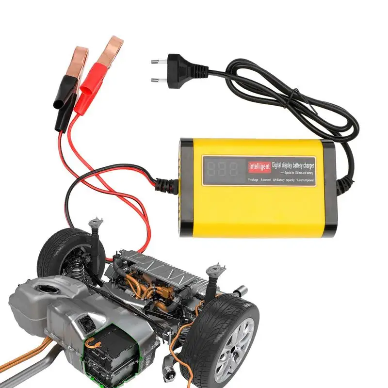 Automatic Car Battery Charger 12V Digital Display Battery Charger Power Puls Repair Chargers Wet Dry Lead Acid for Motorcycle 2A
Automatic Car Battery Charger 12V Digital Display Battery Charger Power Puls Repair Chargers Wet Dry Lead Acid for Motorcycle 2A
