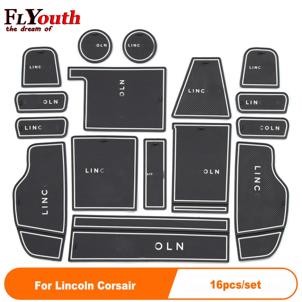 16pcs/set Car Door Groove Mat For Lincoln Corsair Auto Anti-Slip Cup Mat Non Slip Door Gate Pad Car Accessories
16pcs/set Car Door Groove Mat For Lincoln Corsair Auto Anti-Slip Cup Mat Non Slip Door Gate Pad Car Accessories