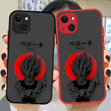 Anime D-Dragon Ball-l G-GOKU Matte Funda Coque Case For iPhone 14 13 12 11 Pro Apple XR XS X 8 7 6s Plus Max Mini Para Capa Case