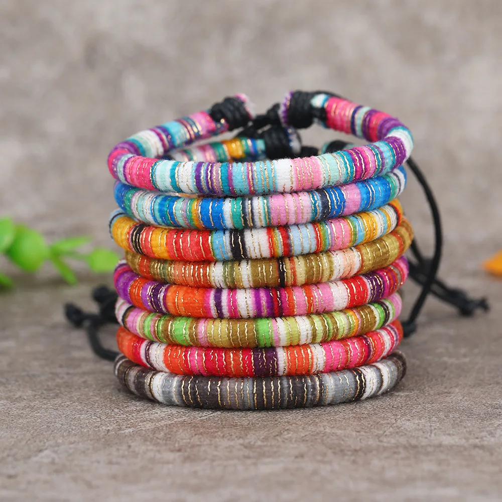 2023 Vintage Tibetan Weaved Lucky Cloth Rope Bracelet Women Men Colorful Frendship Fabric Bracelet For Women Gift For Her
2023 Vintage Tibetan Weaved Lucky Cloth Rope Bracelet Women Men Colorful Frendship Fabric Bracelet For Women Gift For Her