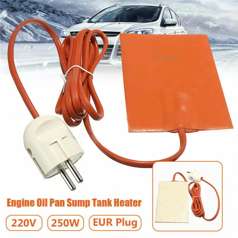 Car Engine Oil Pan Sump Tank Heater Pad 250W Silicone Oil Heating Pad Engine Oil Tank Wear Protect with EU US UK Plug 220-240V
Car Engine Oil Pan Sump Tank Heater Pad 250W Silicone Oil Heating Pad Engine Oil Tank Wear Protect with EU US UK Plug 220-240V