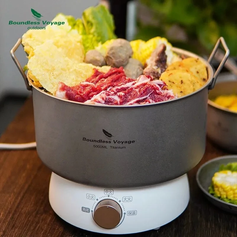 Pure titanium soup pot outdoor large capacity titanium pot camping supplies equipment cooker hot pot portable light camping
Pure titanium soup pot outdoor large capacity titanium pot camping supplies equipment cooker hot pot portable light camping