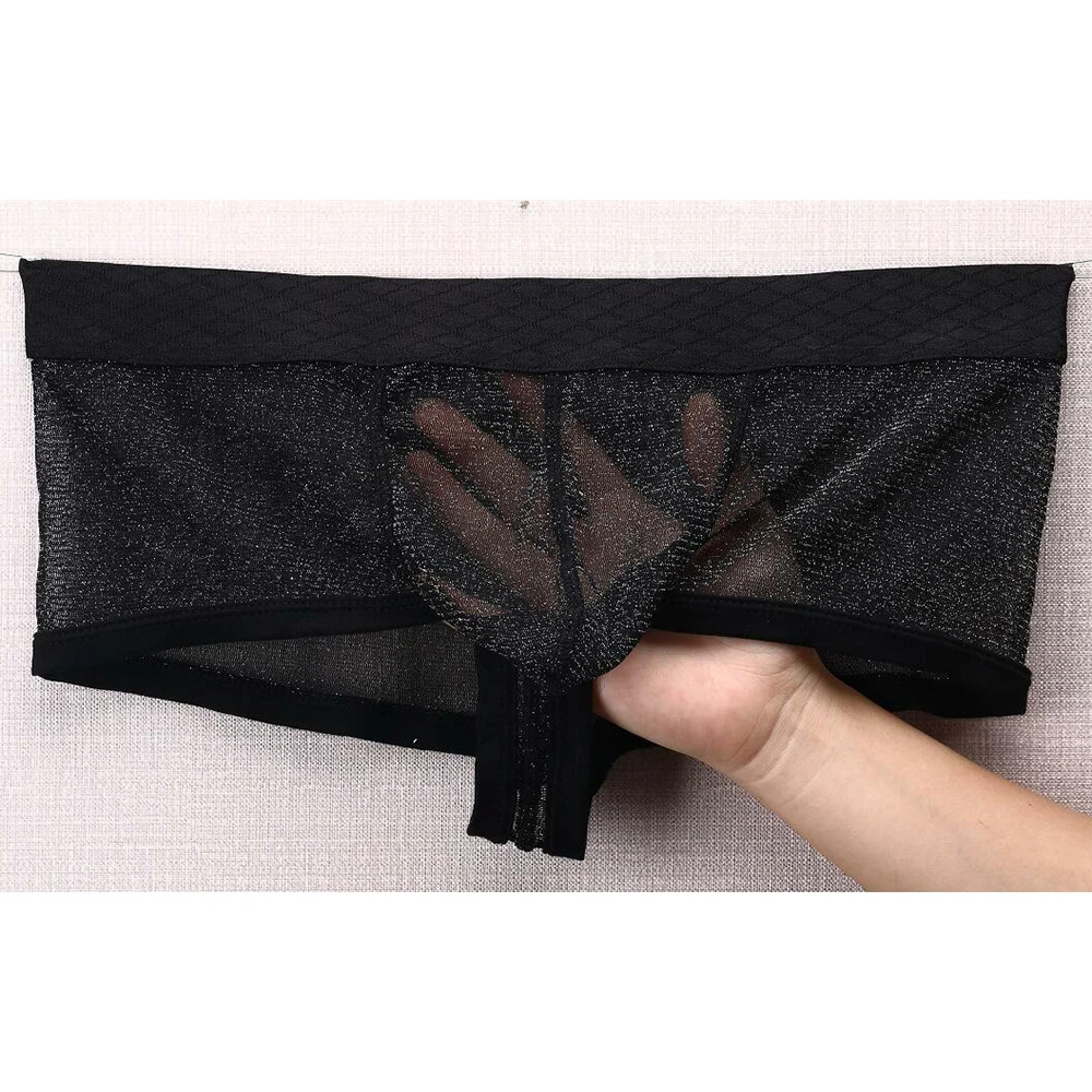 See-Through Fine Mesh Underwear Men Pouch Bag Underpant Low Waist See Through Boxer Shorts Male Sexy Lingerie Transparent Brief
See-Through Fine Mesh Underwear Men Pouch Bag Underpant Low Waist See Through Boxer Shorts Male Sexy Lingerie Transparent Brief