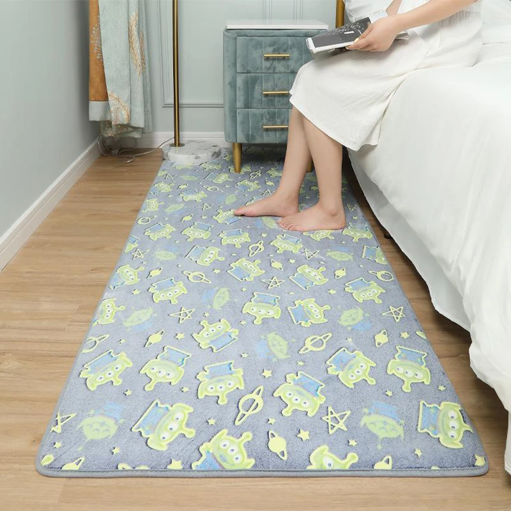 Luminous Plush Fluffy Rug Children Bed Room Carpet Glow In The Dark Area Rugs Extra Anti-slip Bedroom Rugs Kids Room Mat Decor
Luminous Plush Fluffy Rug Children Bed Room Carpet Glow In The Dark Area Rugs Extra Anti-slip Bedroom Rugs Kids Room Mat Decor