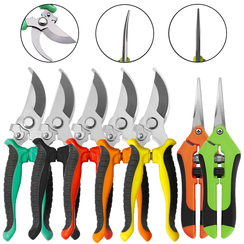 Pruner Garden Scissors Professional Sharp Bypass Pruning Shears Tree Trimmers Secateurs Hand Clippers For Garden Beak Scissors
Pruner Garden Scissors Professional Sharp Bypass Pruning Shears Tree Trimmers Secateurs Hand Clippers For Garden Beak Scissors